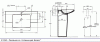 E1280 :: Jacob Delafon Escale Раковина со столешницей, 100*36/52 см, белый - Интернет магазин сантехники Екатеринбург Sannet66.Ru / Саннэт