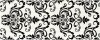 EUROPA CERAMICA FANTASY Infinity Декоративная керамическая плитка белая с черным узором, размер 20х50 см - Интернет магазин сантехники Екатеринбург Sannet66.Ru / Саннэт