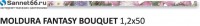 EUROPA CERAMICA FANTASY BOUQUET Бордюр к керамической плитке с цветами, размер 1.2х50 см - Интернет магазин сантехники Екатеринбург Sannet66.Ru / Саннэт