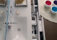 Мебельный гарнитур для ванной комнаты в цвете - CR